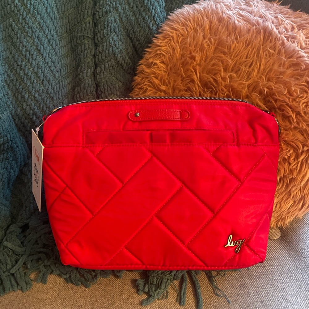 Lug Flare 2 Crossbody Bag in Poppy Red! NWT DOES NOT INCLUDE GINGHAM STRAP!!